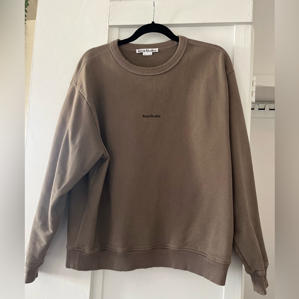 ACNE Studios grey/brown sweatshirt. Women's size small.